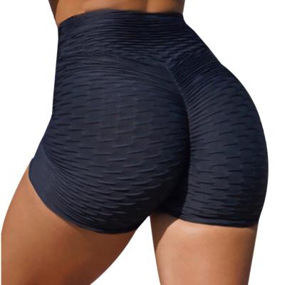 China High Waist Butt Lift Sportswear Amazon Hemp Yoga Pants Gym Wear Yoga Shorts Breathable Leisure Sports Women Customized Logo Polyester for sale