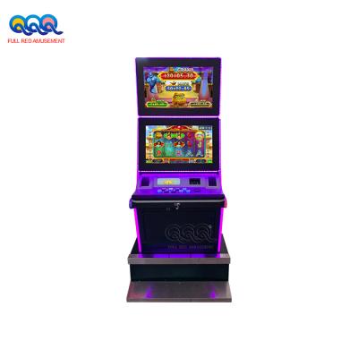 China Metal+acrylic+plastic Metal+acrylic+plastic High Profit Aladdin Lamp Dual Screen Monitor Video Game Gambling Auto Slot Machine For Sale for sale