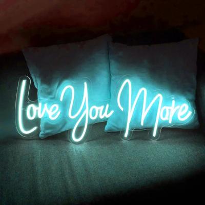 China Energy Saving Drop Shipping Electronic Led Light Letters Decorative Custom Acrylic Led Words Neon Sign Logo for sale