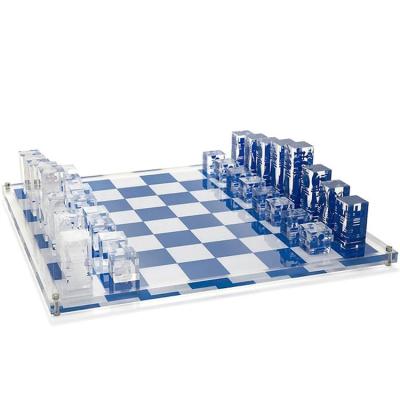 China Factory Wholesale Acrylic Chess Set SHOPE Educational Acrylic Chess Piece for sale