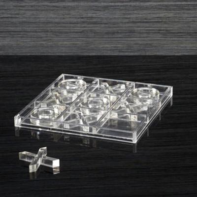 China Factory Xo Deluxe Custom Acrylic Game Chess Board Acrylic Tic Tac Toe for sale