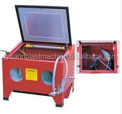 China Critical cleaning/mini cabinet without sandblasting residue/mini sandblaster for sale