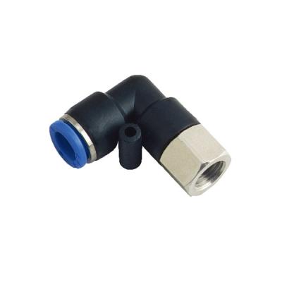 Chine Conduit d'aération pneumatique de coude de PLF d'aplanissement femelle d'One Touch adaptant la couleur grise à vendre