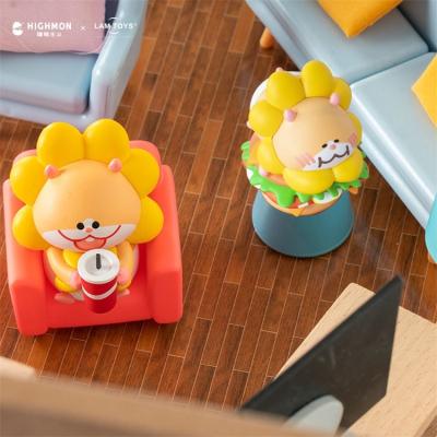 China Cute Cartoon Toy Lamtoys New Design Popular House Story Series PVC Action Number Mystery Box Toy for sale