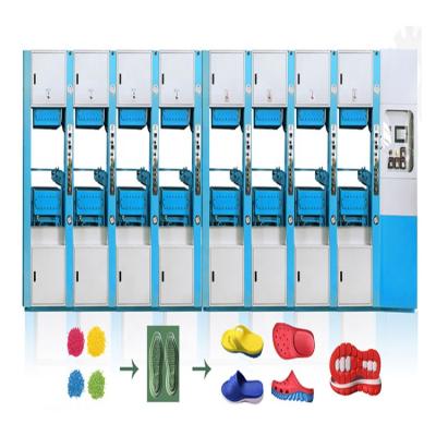 China Outsole Eva Rubber Sole Machine Eva out of the sole making double color forming molding machine for sale