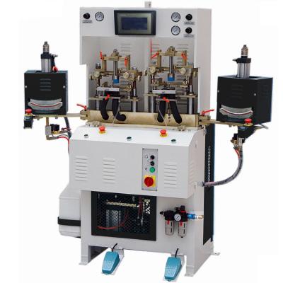 China Shoes Toe Molding Machine PLC Touch Screen Two Cold And Two Hot Toe Making Toe Steam Molding Molding Machine for sale