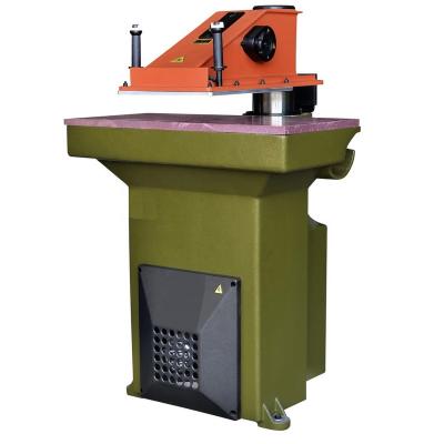 China Small Manual Leather Clicker Press Shoe Swing Arm Cutter Hydraulic Leather Cutter Press Machine Small Clicker for sale