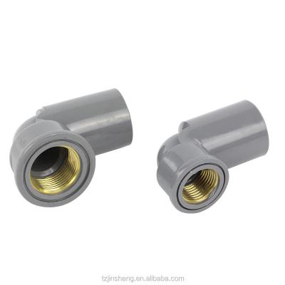 China Water Supply JS SCH80 UPVC Female Coupling Elbow for sale