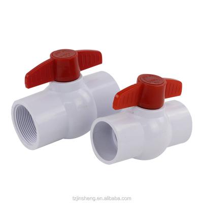 China General Plastic PVC UPVC Ball Valve Water Valve Control Valve For Water for sale