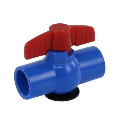 China Commercial Kitchen Quick Selling Blue Color UPVC Ball Valve In Philippines for sale