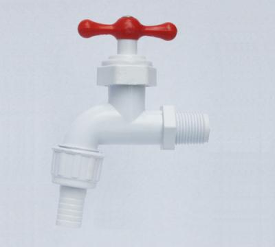 China Floor Stand Faucets Tap Plastic Single Handle Shower Faucet Bib Faucet for sale