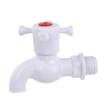 China Small PP Plastic Metered Bibcock Basin Faucets Taps With Filter for sale