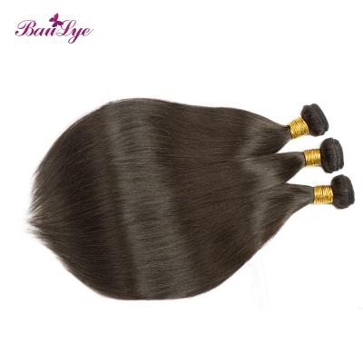 China Straight 100% Indian 10a Grade Sellers #2 Straight Mink Hair Virgin Hair Bundles for sale