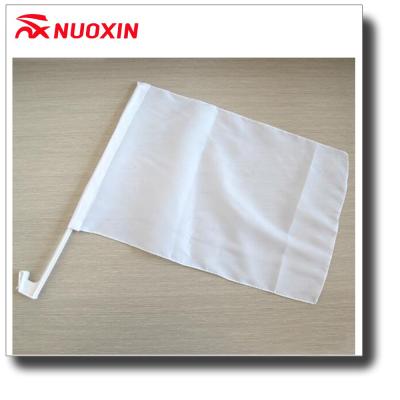 China Automotive NX BRANDS 12x18in Blank Dye 100Dpolyester Sublimation Printed Car Flag for sale