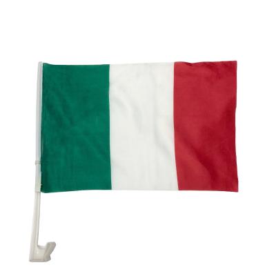 China Education Cheap Flying Custom Nuoxin Polyester Italy Car Flags for sale