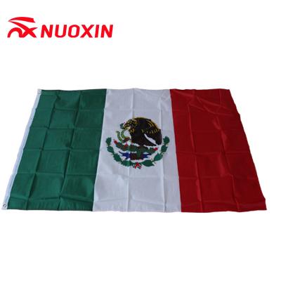 China FLYING Factory Directly Sells 100% Polyester National 3*5ft Flying Mexican Flags for sale