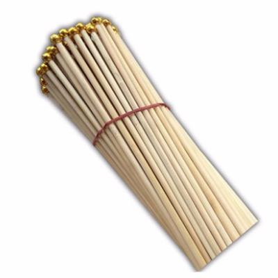 China Wholesale Custom Wooden White Craft Hand Flag Hanging Sticks for sale