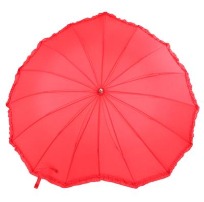 China Keeps your drinks hot & 2021 Cold Romantic Umbrella Heart Shape Promotional Umbrella for sale