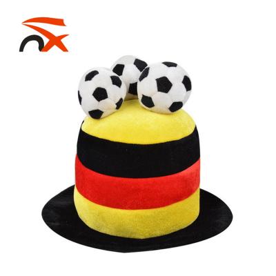 China Hot Selling Image Velvet Carnival Hat For Football Fans Crazy Cheering for sale