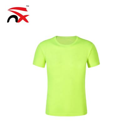 China Hot Selling Custom Logo 100% Polyester Mesh Plain Anti-Shrink T-Shirt for Men Women and More for sale