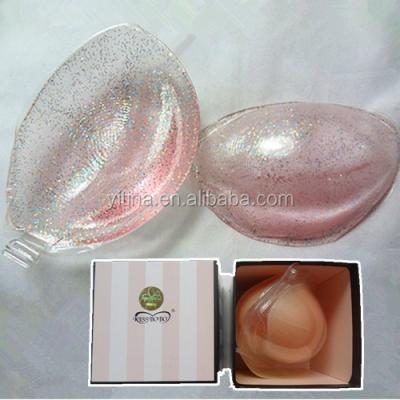 China Wholesale High Quality Viable Biology Gel Push Up Pink Color Push Up Silicone Bra from KISSBOBO for sale