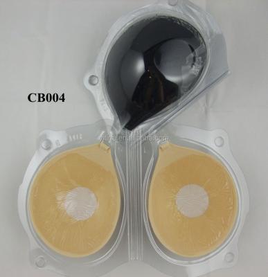 China Thickness CB004 Breathable Seamless Adhesive Lift Up Invisible Free Bra for sale