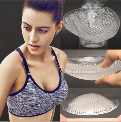 China Lift Up Honeycomb Swimming Suit Bikini Bra Shaped Pads Silicone Bra Insert Pads BI22 Up Pads Yoga Enhancer Sports Bra Pads 'elevator for sale