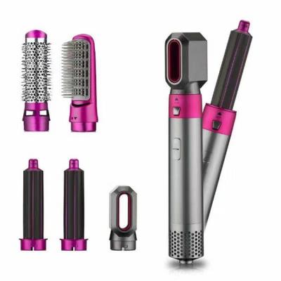 China Ionic Air Wrap Styler 5 in 1 Hair Dryer Blow Dryer Hot Brush Hair Volumizer Curler Airbrush One Step Hair Dryer Brush Straightener for sale