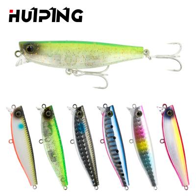 China ABS HUIPING Plastic Fishing Lures Wholesale 10g 60mm Japan Lure Sinking Minnow PESCA Sea Bass Fish Bait 9058 for sale