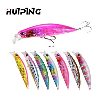 China ABS Plastic 95mm Minnow 30g Minnow Lure 11 Colors Salt Cool Sea Salt Heavy Sinking PESCA Bass Fishing Lure Artificial Bait Heavy Sinking Tackle for sale