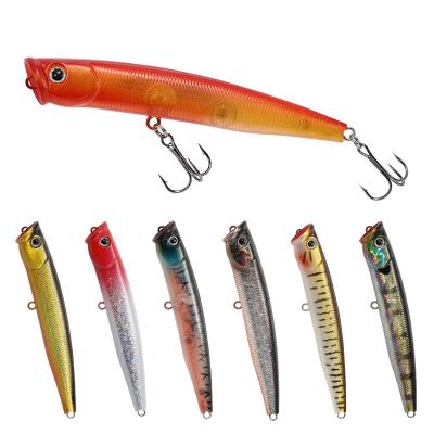 China HUIPING ABS Plastic Snap Fishing Lures 90mm Top 7g Water Long Casting Wobblers Artificial Hard Bait For Bass Pike Pesca Lures for sale