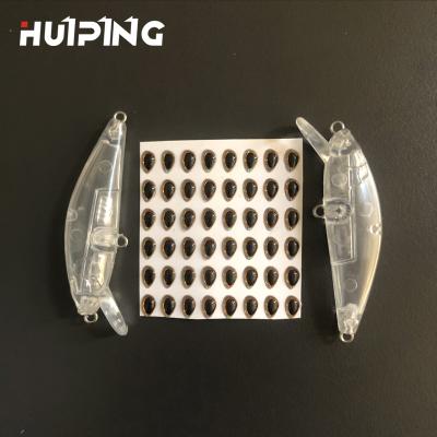 China ABS Plastic HUIPING Unpainted Minnow Bait 50mm 5.7g Fishing Lure Body White Lures FREE EYE for sale