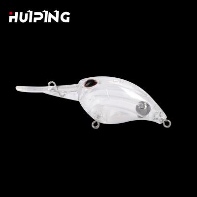 China ABS Plastic Fishing Lures Wholesale 40mm Lure 5g White Unpainted Fishing Crankbait CB059 Body for sale