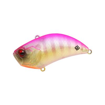 China Wholesale Plastic OEM 54mm 10.5g ABS Sinking Vib Hard Lure Plastic Baits Vibration Lures Lipless Crankbait Wobbler Fishing Lure V051 for sale