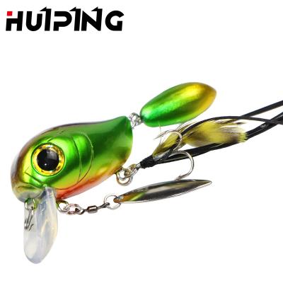 China ABS Plastic Japan Fishing Lure 40mm 8g Floating Crankbait Bass Fishing Surface Wake Bait Tappy Isca Artificial Groundbaits for sale