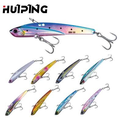 China Metal Fishing Lures 110mm 40g Metal Vib Vibration Bait Spinner Administer Fishing Spoon Lures Build Trout Bait Tackle PESCA for sale