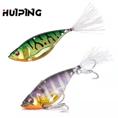 China Wholesale 7g 11g 14g ABS Plastic Metal VIB Artificial Bait Sinking Crankbait Sea Fishing Lure Blade VIB Metal Jig Lipless Bait for sale