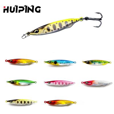 China Lead Downhill Casting Winter VIB Pike Bass Fishing Lure Artificial Bait Metal Jig Lead 22g OEM 57mm Long Fish Bait for sale