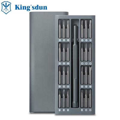 China Kingsdun Multifuction Tool Kit 26 in 1 Multifunctional Screwdriver DIY Tools Screwdriver Electronical Products Repair Tools Kit Set for sale