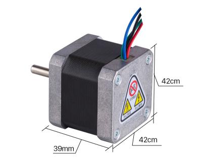 China Auto Product 2 Phase 0.6N.M Leadshine NEMA 17 Stepper Motor 42CM06D 47MM For 3D Printer CNC Engraving Milling Machine for sale