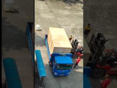 Cleaning machine loading and shipping