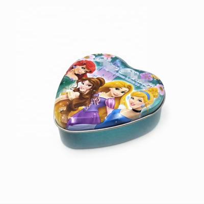 China Lovely Heart Shape Candle Tin Box Packaging Gifts Cards Recyclable Metal Can For Sales for sale