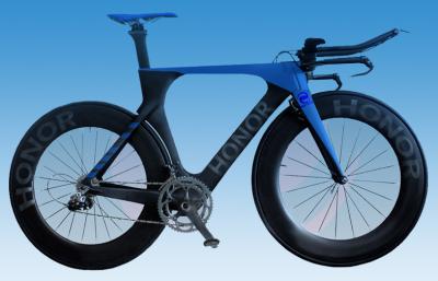 China Quadro aerodinâmico experimental da bicicleta da bicicleta Di2 TT do tempo do carbono para 700c Wheelset à venda