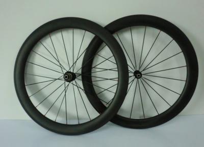 China Breite 700C 56mm 27.5mm Aero Kohlenstoff-Rennrad-Kanten, Shimano/Campaglono-Naben-Art zu verkaufen