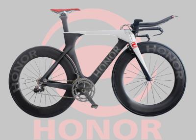 China Aerodynamisches TT Fahrrad des Kohlenstoff-Di2 für 700c Wheelset zu verkaufen