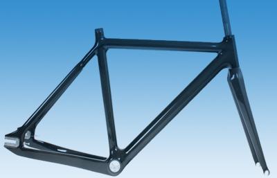 China Custom Painting 700C Carbon Fixed Gear Frame 1200g  HT-FM202 for sale