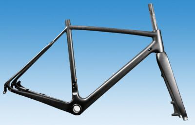 China 1100-1180g CX Carbon Bicycle Frame , Single Speed Cyclocross Frame HT-FM286 for sale