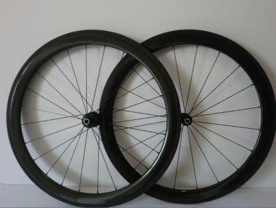 China 50mm Schalenkohlenstoff-Fahrrad Wheelset 20-24 Speichen Wheelset UD Matt/Glanz zu verkaufen