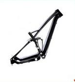 China Custom Painting UD Weave Carbon Fat Bike Frame Set BSA-100mm for sale