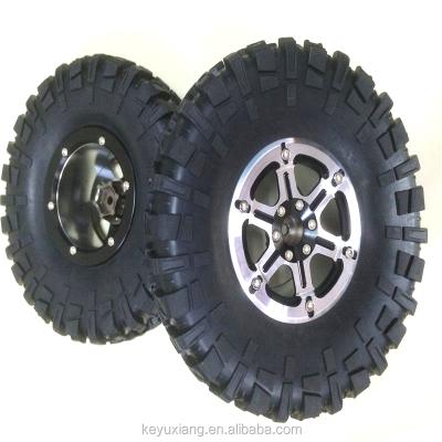 China RC Model 2.2 Size Billet Machined Alloy Wheel (2) For Off-Road Scale Crawler for sale